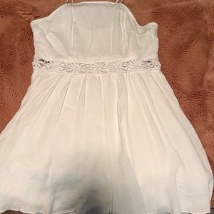 White romper, size medium.